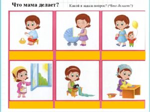 Ребенок повторяет много раз слова, действия