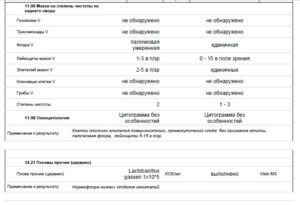 Цитограмма без особенностей