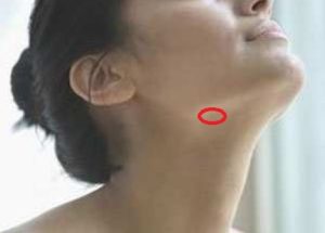 Лимфоузел под челюстью